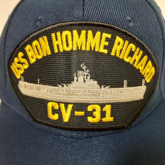 U.S. Navy USS Bon Homme Richard CV-31 Men's Patch - Picture 2 of 3